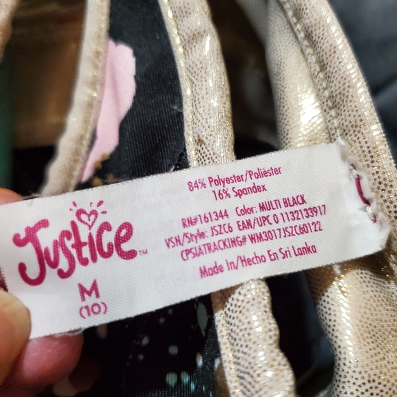 Girls Justice top and pants,Size 10,Athletic wear,Adorable! - Picture 4 of 8